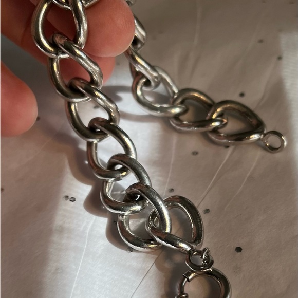 VINTAGE UNISEX STERLING SILVER CURB LINK BRACELET! - Picture 5 of 7